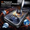 RedPepper Tempered Glass MagSafe Phone Case for iPhone 16 Plus - Sky Blue - 6