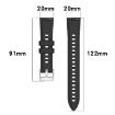 Garmin Approach S40 Silicone Watch Band - Black - 7