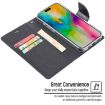 GOOSPERY CANVAS DIARY Fabric Texture Flip Leather Phone Case - Blue - 6