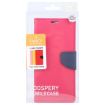 iPhone 16 GOOSPERY FANCY DIARY Cross Texture Leather Phone Case - Rose Red - 4