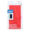 GOOSPERY BLUE MOON Crazy Horse Leather Phone Case - Red - 4