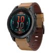 Garmin Fenix 8 47mm Leather Watch Band - Light Brown - 1