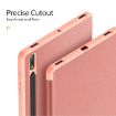 Samsung Galaxy Tab S10+ DUX DUCIS Domo Series Pink Leather Tablet Case - 5