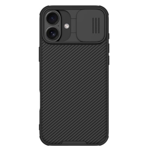 NILLKIN CamShield Pro Magnetic PC Phone Case for iPhone 16 - Black - 1