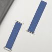 Apple Watch Series 10 42mm Silicone Band - Silver Buckle Blue - 2