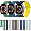 Apple Watch Series 10 46mm Green Silicone Loop Band - 2