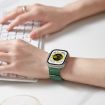 Apple Watch Series 10 46mm Green Silicone Loop Band - 8