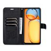 OPPO K12x 5G Global Sheepskin Texture Flip Leather Phone Case - Black - 4