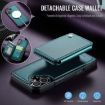 JEEHOOD J05 Business Magnetic RFID Leather Phone Case (Blue Green) - 4