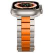Apple Watch Series 3 42mm Titanium Alloy Metal Watch Band - Titanium Orange - 2