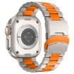 Apple Watch Series 3 42mm Titanium Alloy Metal Watch Band - Titanium Orange - 3