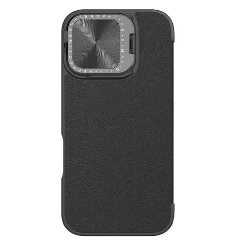 NILLKIN Qin Prop Series iPhone 16 Flip Camera Cover Leather Case - 1