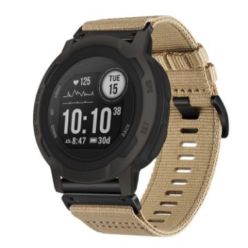 Garmin Instinct Nylon Canvas Watch Band - Khaki - 1