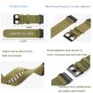 Garmin Instinct Nylon Canvas Quick Release 22mm Watch Band - Olive Green - 3