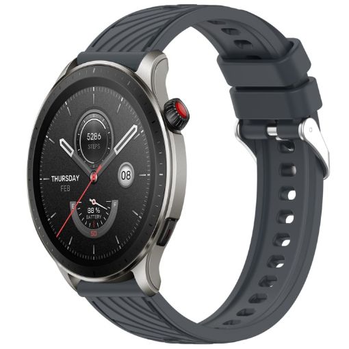 Amazfit GTR 4 Pro Silicone Watch Band - Dark Gray - 1