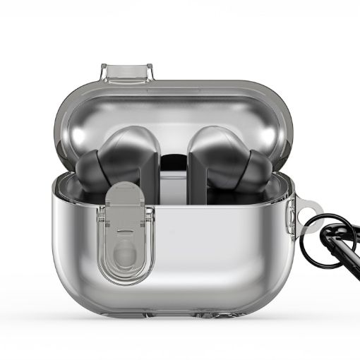 Samsung Galaxy Buds3/3 Pro Protective Case - Clear Black - 1
