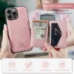 iPhone 16 Pro JEEHOOD J01 Retro Magnetic Detachable Wallet Phone Case - 5