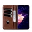 iPhone 16 AZNS Magnetic Calf Texture Flip Leather Phone Case - Dark Brown - 4