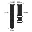 Google Pixel Watch 3 45mm Silicone Watch Band - White - 6