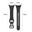 Google Pixel Watch 3 41mm Silicone Watch Band - Black - 7