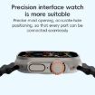 Apple Watch Series 10 46mm ZGA Ocean Silicone Watch Band - Black - 6
