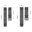 Garmin 26mm Ocean Quick Release Silicone Watch Band - White - 6