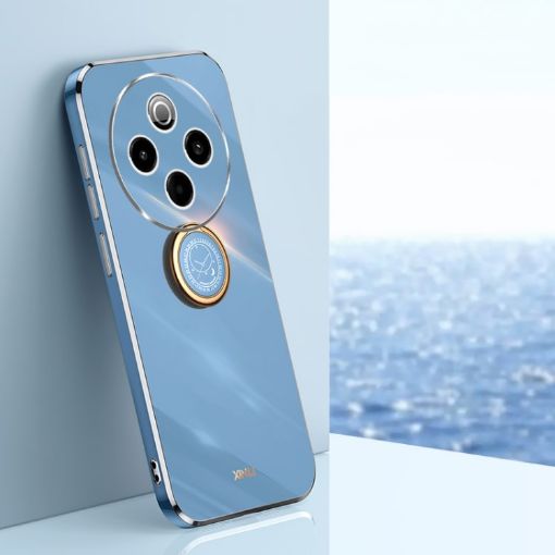 Vivo Y300 Pro 6D Electroplate TPU Phone Case - Celestial Blue - 1