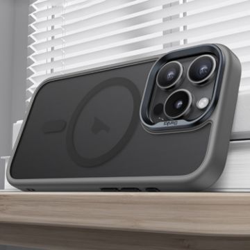 Benks Skin Feel MagSafe Magnetic Shockproof Case for iPhone 16 Pro Max (Grey) - 1