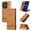 OPPO A3x 4G Leather Phone Case - Light Brown - 1