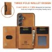 Samsung Galaxy S24 FE 5G DG.MING M2 Series 3-Fold Multi Card Bag + Magnetic Phone Case - 6
