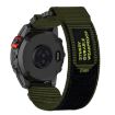 Garmin Fenix 8 AMOLED 47mm Nylon Hook and Loop Fastener Watch Band - 2