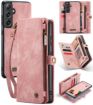 Samsung Galaxy S24 FE 5G CaseMe 008 Leather Phone Case (Pink) - 1