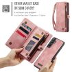 Samsung Galaxy S24 FE 5G CaseMe 008 Leather Phone Case (Pink) - 3
