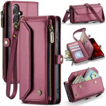 Samsung Galaxy S24 FE 5G CaseMe C36 Wallet Case (Red) - 1