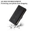 Samsung Galaxy S25 5G ESEBLE Retro Frosted RFID Flip Leather Phone Case - 6