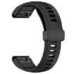 Garmin Fenix 8 AMOLED 43mm Silicone Watch Band - Black - 3