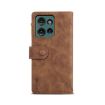 Motorola Moto G75 5G Brown Leather Phone Case - 3