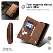 Motorola Moto G75 5G Brown Leather Phone Case - 5