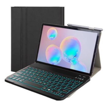 Ultra-thin Bluetooth Keyboard Leather Case for Samsung Galaxy Tab A7 10.4" 2020 - 1