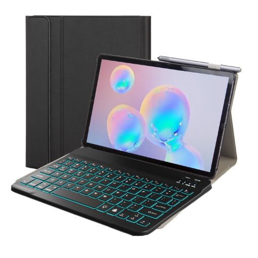 Ultra-thin Bluetooth Keyboard Leather Case for Samsung Galaxy Tab A7 10.4" 2020 - 1