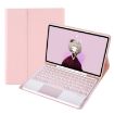 Pink Bluetooth Keyboard Leather Case for Samsung Galaxy Tab S6 Lite - 1