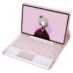 Pink Bluetooth Keyboard Leather Case for Samsung Galaxy Tab S6 Lite - 4
