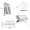 Yanmai R977 Lapel Mic Lavalier Double Condenser Microphone Silver - 5