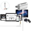 Yanmai R977 Lapel Mic Lavalier Double Condenser Microphone Silver - 8