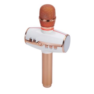 H9 Handheld KTV Karaoke Mic w/ RGB Lights - Bluetooth Wireless - High Sound Quality - 1