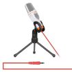 Yanmai SF666 Condenser Microphone with Tripod Holder, 1.3m Cable - 1