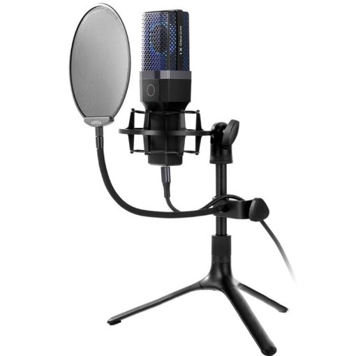 Yanmai X1 4-in-1 Foldable Desktop Microphone Set - USB-C Cable - 1