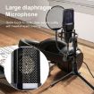 Yanmai X1 4-in-1 Foldable Desktop Microphone Set - USB-C Cable - 6