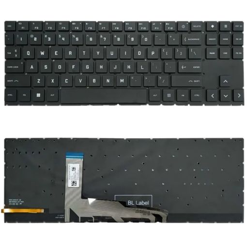 HP Omen 15-EK 15-EK0019NR 15-EN 15-EN0013DX Laptop Keyboard (White) - 1