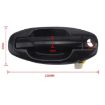 Hyundai Santa Fe 2001-2006 Outside Door Handle Set - 7